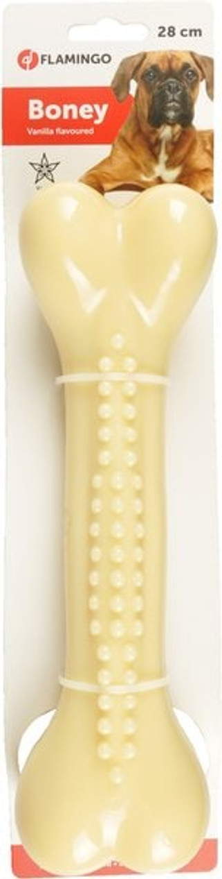 Flamingo f-1030526 - Jouet Os avec goût vanille