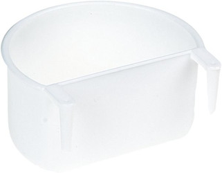 Flamingo f-1030790 - Auget à graines et à eau Demi-rond