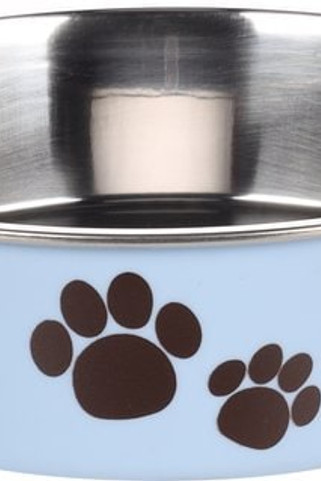 Flamingo f-1030935 - Gamelle pour la nourriture et leau Rond clair & Argent