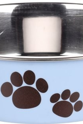 Flamingo f-1030936 - Gamelle pour la nourriture et leau Rond clair & Argent