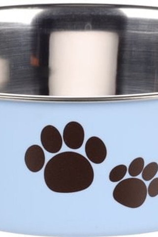 Flamingo f-1030937 - Gamelle pour la nourriture et leau Rond clair & Argent