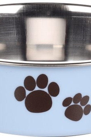 Flamingo f-1030934 - Gamelle pour la nourriture et leau Rond clair & Argent