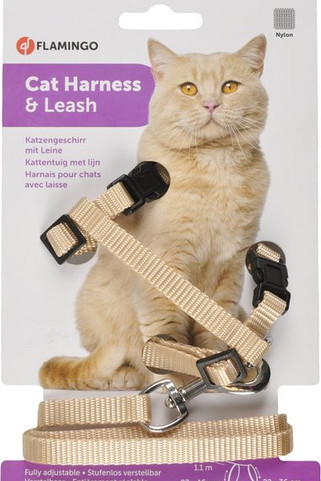 Flamingo f-1031210 - Harnais avec laisse