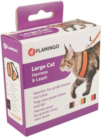 Flamingo f-1031367 - Harnais avec laisse