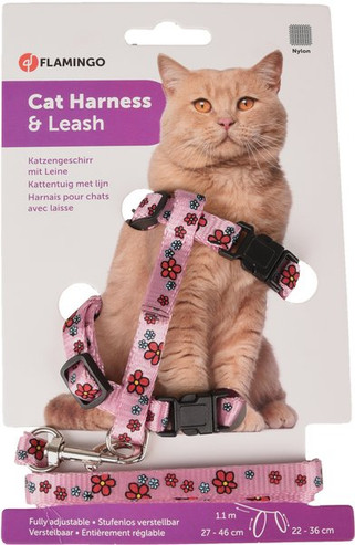 Flamingo f-1031344 - Harnais avec laisse