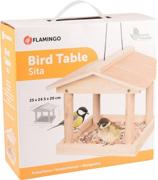 Flamingo f-110057 - Mangeoire pour oiseaux Maison