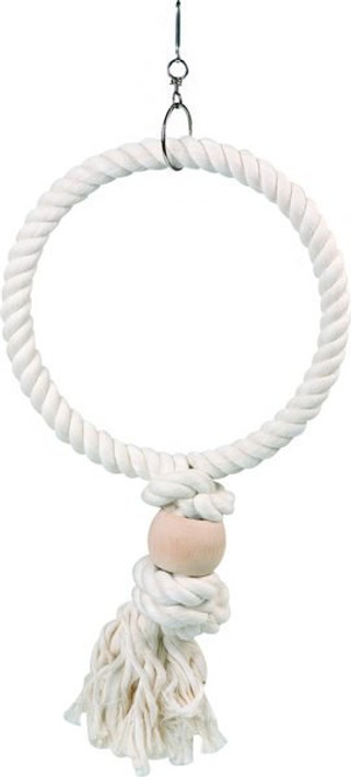 Flamingo f-108650 - Jouet pour oiseaux Anneau CordonÉcru