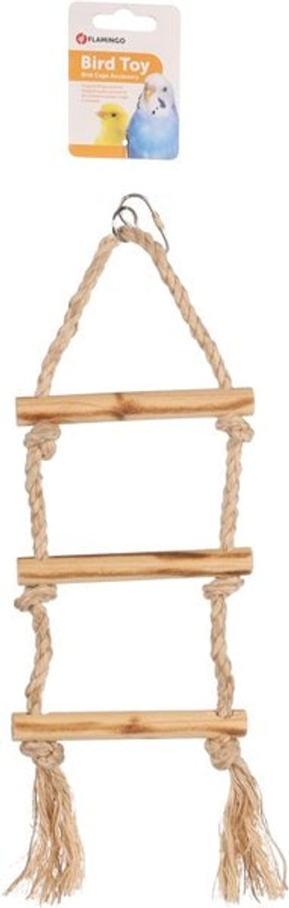 Flamingo f-110096 - Jouet pour perruches Échelle CordonBrun clair
