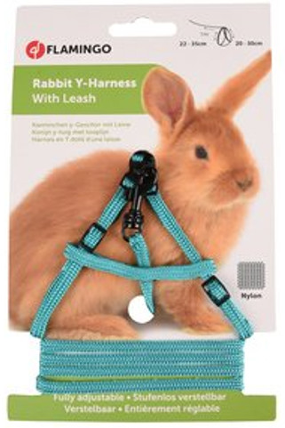 Flamingo f-201702 - Harnais avec laisse