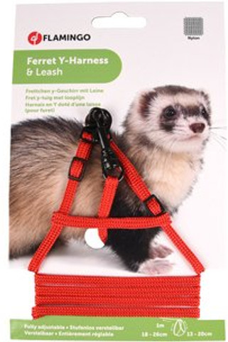Flamingo f-201700 - Harnais avec laisse