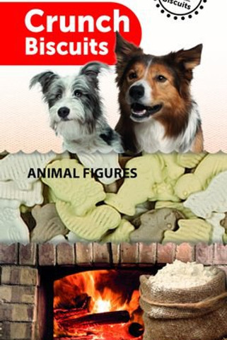 Flamingo f-501458 - Friandises Biscuit Animal Figures avec goût vanille