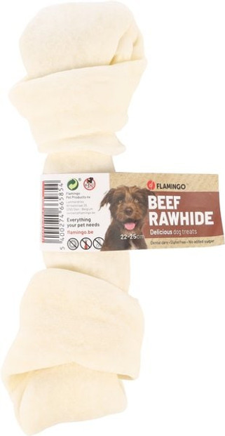 Flamingo f-503704 - Friandises Texas Noué Os Blanc 22-25cm 200-210gr