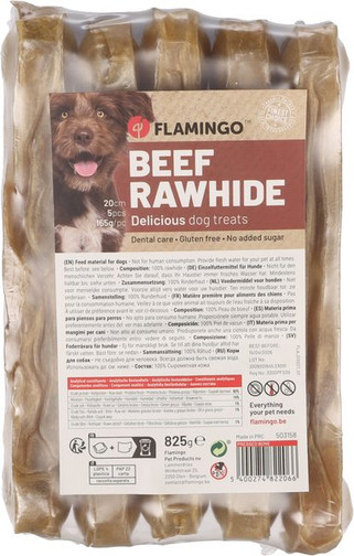 Flamingo f-503158 - Friandises Os20cm 165gr / 5 pcs 825gr