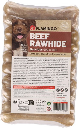 Flamingo f-503142 - Friandises Os12,5cm 60gr / 5 pcs 300gr