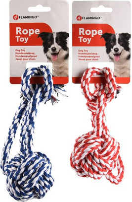 Flamingo f-507439 - Jouet Corde à tirer Balle nouée