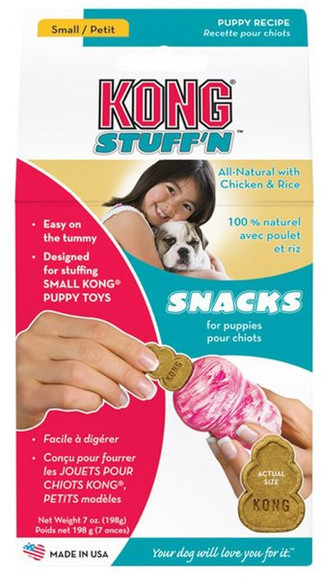 Kong® f-513589 - Kong® Biscuits & Friandises Puppy Biscuit avec goût de poulet & Riz