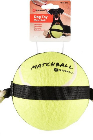 Flamingo f-515407 - Jouet Balle de tennis avec corde
