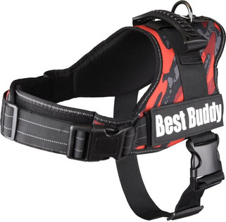 Flamingo f-518730 - Harnais Camouflage rouge