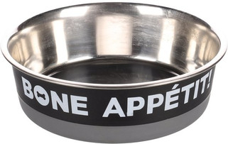 Flamingo f-518851 - Gamelle pour la nourriture et leau Rond Noir &