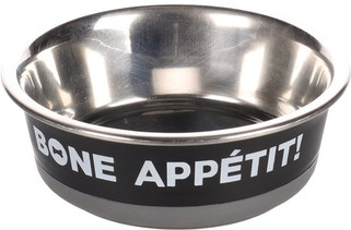 Flamingo f-518849 - Gamelle pour la nourriture et leau Rond Noir &