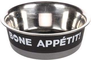 Flamingo f-518850 - Gamelle pour la nourriture et leau Rond Noir &