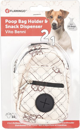 Flamingo f-519184 - Distributeur pour friandises avec sacs à déjections