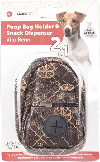 Flamingo f-519180 - Distributeur pour friandises avec sacs à déjections