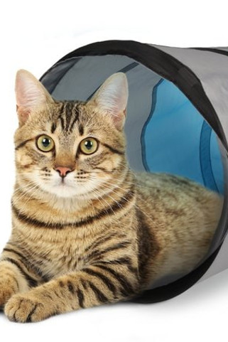 Flamingo f-560672 - Jouet Tunnel Gris & Bleu