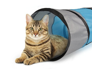 Flamingo f-560672 - Jouet Tunnel Gris & Bleu