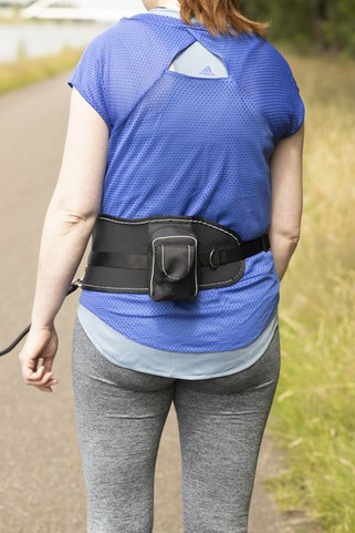 Flamingo f-65414 - Laisse pour le jogging avec ceinture ventrale