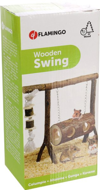 Flamingo f-88608 - Jouet Balançoire avec corde Brun