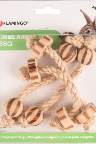 Flamingo f-210248 - Jouet Perles Cordon Brun clair