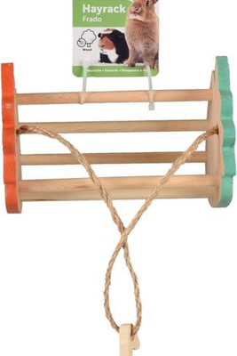 Flamingo f-210255 - Mangeoire à foin Brun clair & Vert menthe & Rose saumon