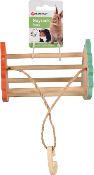 Flamingo f-210255 - Mangeoire à foin Brun clair & Vert menthe & Rose saumon