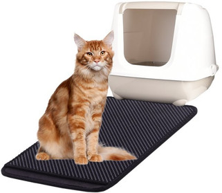 Flamingo f-560950 - Tapis de bac à litière Gris &