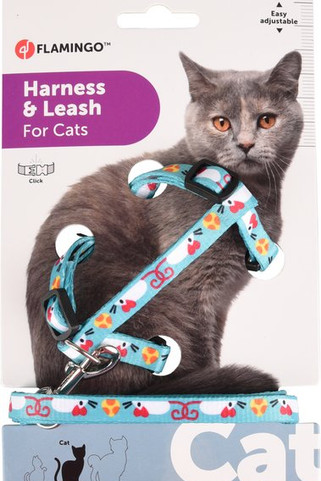 Flamingo f-560940 - Harnais avec laisse