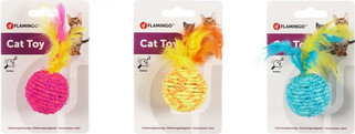 Flamingo f-561013 - Jouet Balle Plume