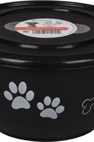Flamingo f-520529 - Gamelle pour la nourriture et leau avec couvercle Rond