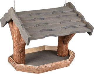 Flamingo f-110322 - Mangeoire pour oiseaux Gris Maison