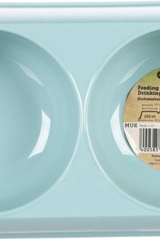 Flamingo f-521592 - Gamelle pour la nourriture et leau Combo Ovale clair