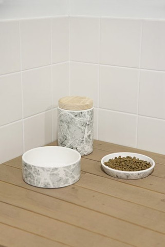 Flamingo f-521566 - Gamelle pour la nourriture et leau Rond clair