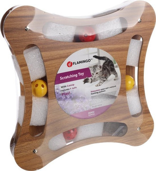 Flamingo f-561286 - Jouet à grifferCarré avec balle
