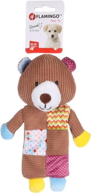 Flamingo f-521898 - Jouet Chiot Ours Mélange