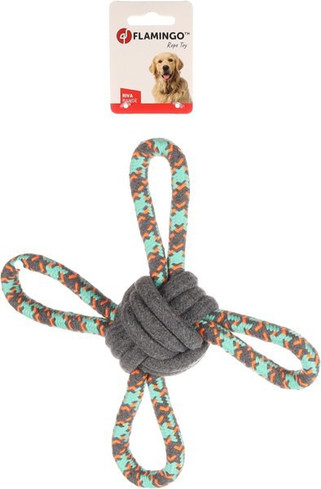 Flamingo f-521956 - Jouet Corde à tirer Balle nouée
