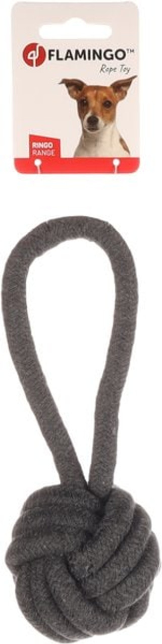 Flamingo f-521949 - Jouet Corde à tirer Balle nouée foncé