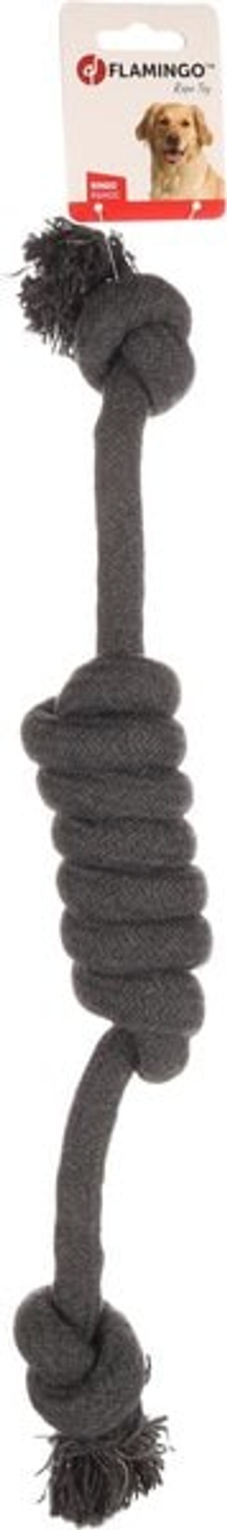 Flamingo f-521942 - Jouet Cordon avec 2 noeuds Twist foncé