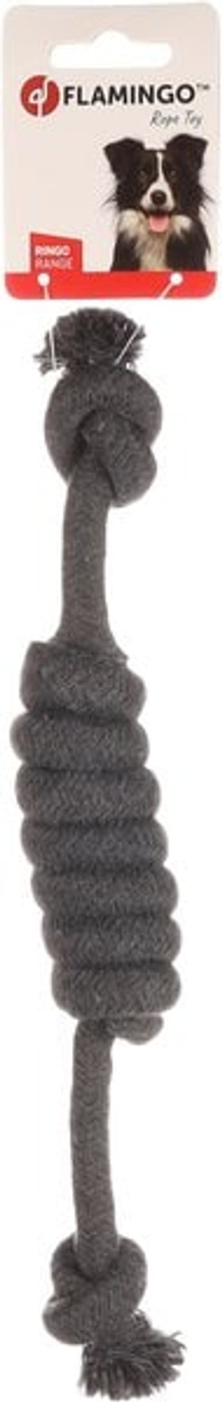 Flamingo f-521940 - Jouet Cordon avec 2 noeuds Twist foncé