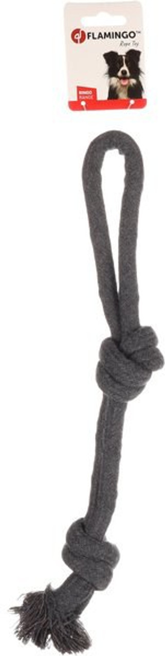 Flamingo f-521938 - Jouet Corde à tirer avec 2 noeuds foncé