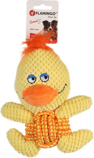Flamingo f-521988 - Jouet Canard avec corde