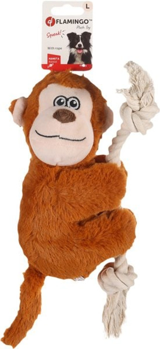 Flamingo f-522056 - Jouet Singe avec corde